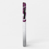 WITTE PAARSE BERRIA EN MONOGRAM VAN ZWEEKDIEREN Case-Mate iPhone CASE (Achterkant/links)