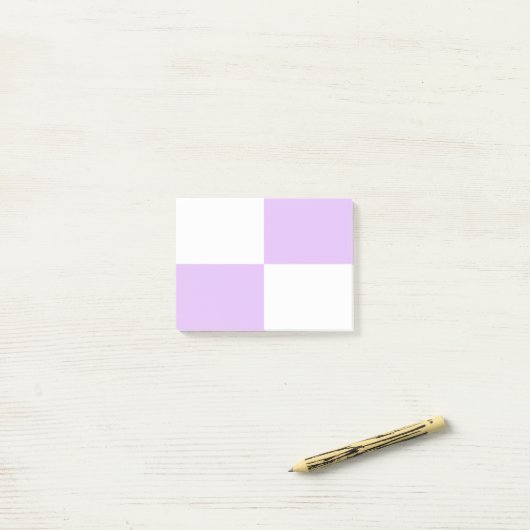Witte paarse controlestructuur post-it® notes (Op bureau)