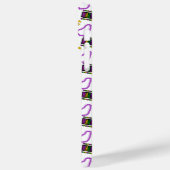 WITTE PAARSE GREEN GELLOW MARDI GRAS Case-Mate iPhone CASE (Achterkant / Links)