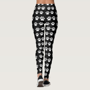 Witte pagina'sAlles-over-afdrukLeggings Leggings