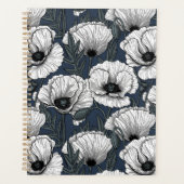 Witte papaver planner (Voorkant)