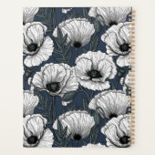 Witte papaver planner (Achterkant)