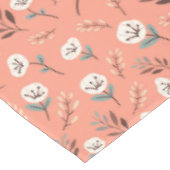 Witte papavers op vet rood tafelkleed (Gekanteld)