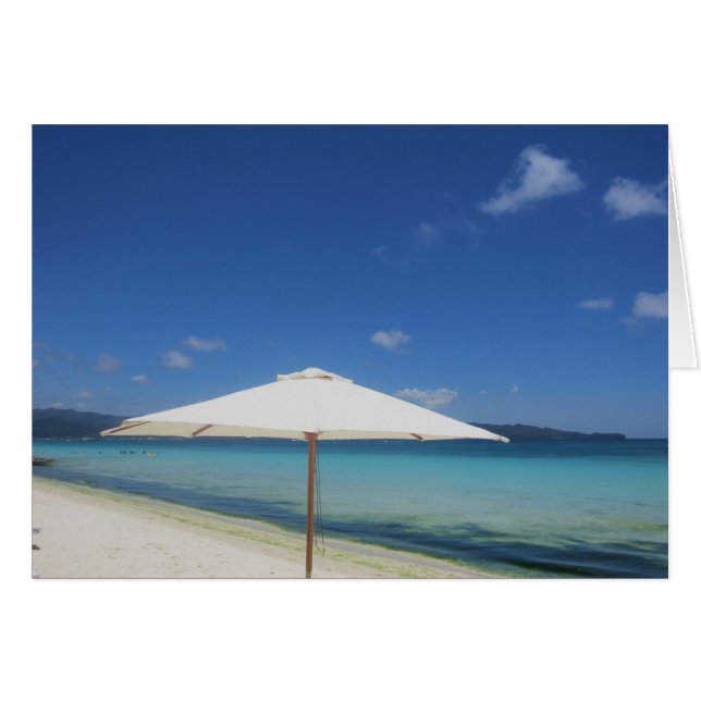 witte paraplu (Voorkant Horizontaal)