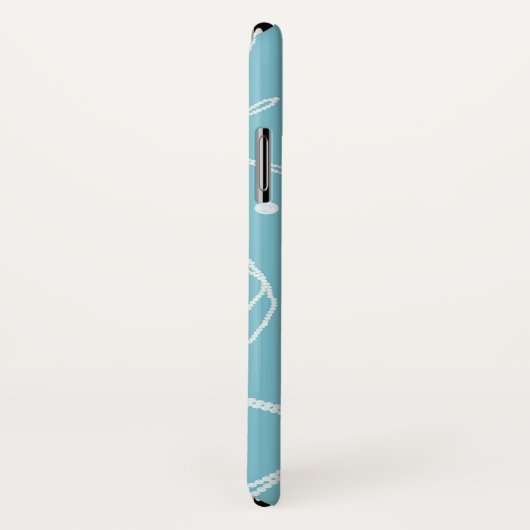 Witte parelstaarvis legant strand Case-Mate iPhone case (Achterkant / rechts)