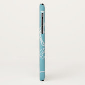 Witte parelstaarvis legant strand Case-Mate iPhone case (Achterkant/links)