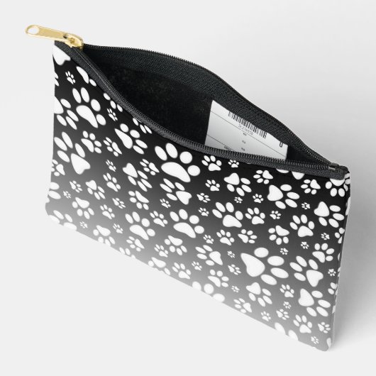 Witte patroonpoten op verloopachtergrond etui (Open)