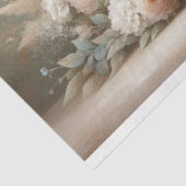 Witte Pauw Bloemen Decoupage Tissuepapier (Detail)