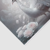 Witte Pauw Decoupage Tissuepapier (Detail)