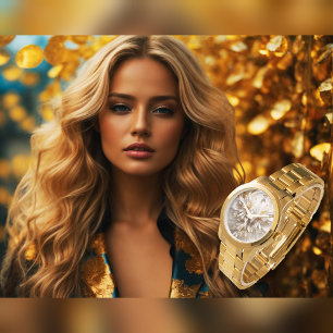 Witte pauw eWatch Horloge