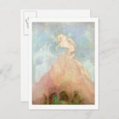 Witte Pegasus, c.1908 (olie op canvas) Briefkaart (Voorkant / Achterkant)