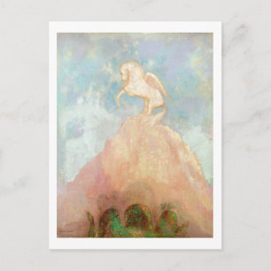 Witte Pegasus, c.1908 (olie op canvas) Briefkaart