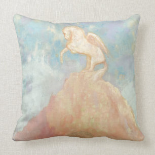 Witte Pegasus, circa 1908 (olieverf op doek) Kussen