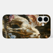 Witte  Pegasus Grieks Mythe Fantasy Castle Case-Mate iPhone Case (Achterkant (horizontaal))