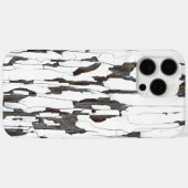 Witte peling Case-Mate iPhone case (Achterkant (horizontaal))