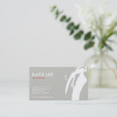 WITTE PENSEELSTREEK Nr. 2 Visitekaartje (Staand voorkant)