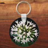 Witte Pentas Sleutelhanger (Voorkant)