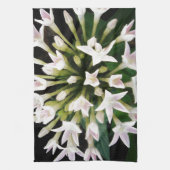 Witte Pentas Theedoek (Verticaal)