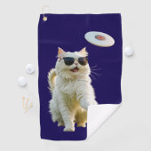 Witte Perzische Disc Golfer Handdoek (Insitu)