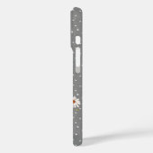 Witte Perzische kat en madeliefjes Case-Mate iPhone Case (Achterkant / Links)