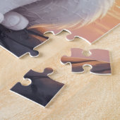 Witte Perzische Kat Legpuzzel (Zijkant)