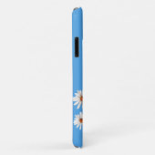 witte Perzische kat met madeliefje Case-Mate iPhone Case (Achterkant/rechts)