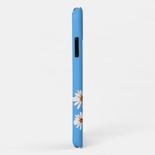 witte Perzische kat met madeliefje Case-Mate iPhone Case (Achterkant/rechts)