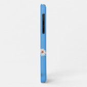 witte Perzische kat met madeliefje Case-Mate iPhone Case (Achterkant/links)