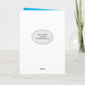 witte Perzische kat met mazen Kaart (Achterkant)