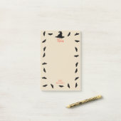 Witte Pet en vlekken | Gepersonaliseerd Post-it® Notes (Op bureau)