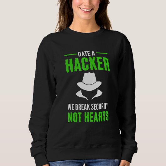 Witte Pet Hacker. Cyber Warrior. Cyber Security Ex Trui (Voorkant)