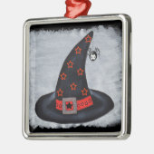 Witte Pet Stars Cute Spider Metalen Ornament (Links)