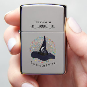 Witte Pet Verkleurd Mandala Zippo Lighter
