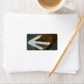 Witte pijllabels etiket (Insitu)