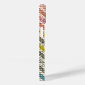 WITTE PINK GEEL GRIJS BLAUWE MOSAISCHE CHEVRONEN Case-Mate iPhone CASE (Achterkant / Rechts)