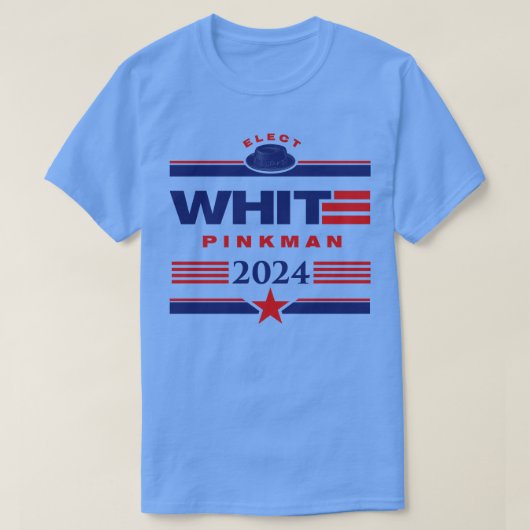 Witte Pinkman 2024 T-shirt (Design voorkant)