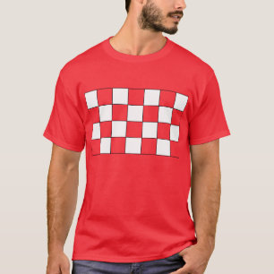 Witte pleinen t-shirt