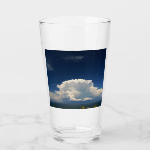 Witte Pluizige Wolk Glas
