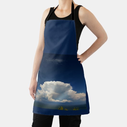 Witte Pluizige Wolk Schort (Insitu)