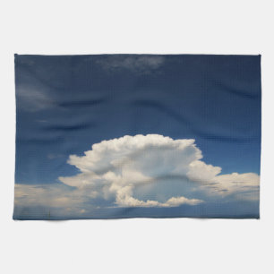 Witte Pluizige Wolk Theedoek