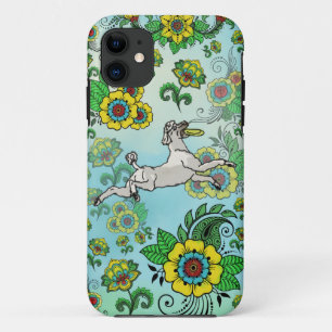 Witte poedel met frisbee iPhone 11 hoesje