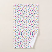witte poka Dot Bad Handdoek (Handdoek)