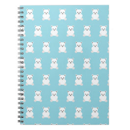 Witte Polar Teddy Bear Notitieboek
