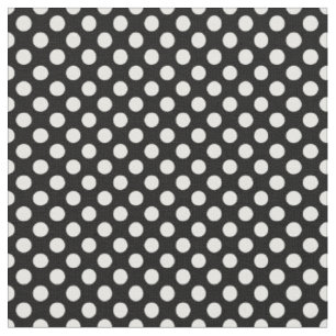 Witte polka stippen Kies een achtergrondkleur Stof