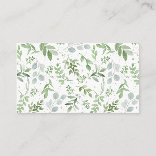 Witte Pompoen Herfst Baby shower QR Code Registry Informatiekaartje (Achterkant)