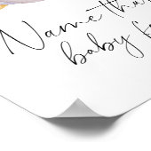 Witte pompoen - noem dat baby eten poster (Hoek)