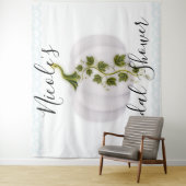 Witte Pompoen Storybook Chic Herfst Bruiloft Tapij Wandkleed (In situ)