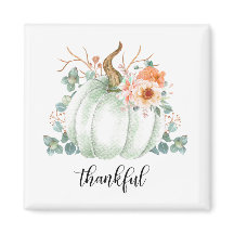 witte pompoen Thankful
