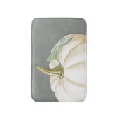 Witte pompoen voor herfst badmat (Voorkant Verticaal)