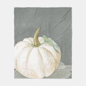 Witte pompoen voor herfst fleece deken (Voorkant)